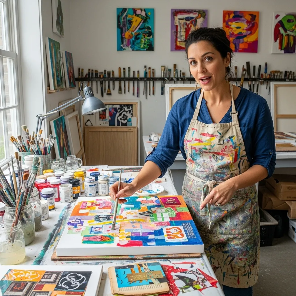 Sophia Reynolds - Acrylic & Mixed Media Instructor